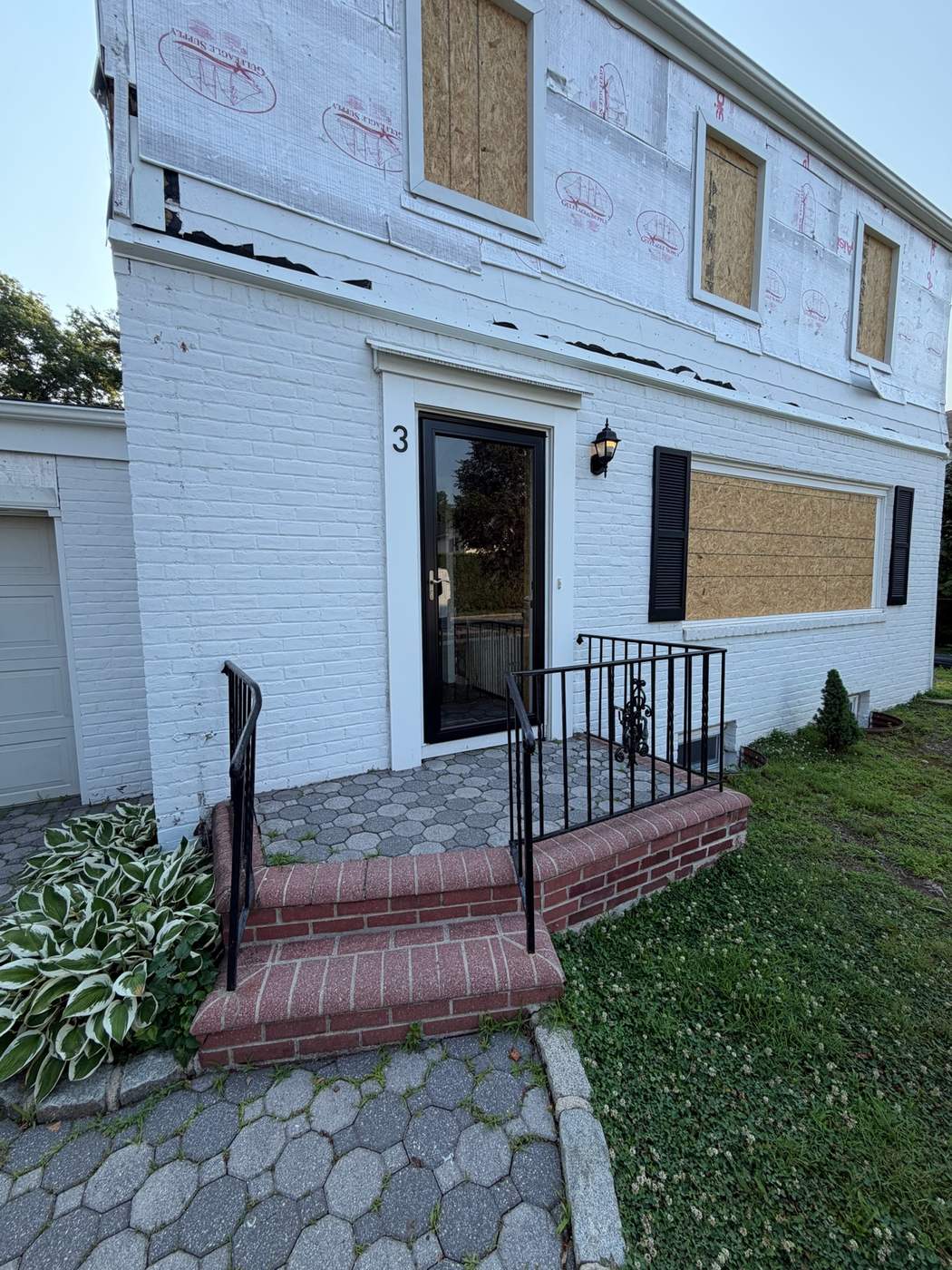 The house before work started