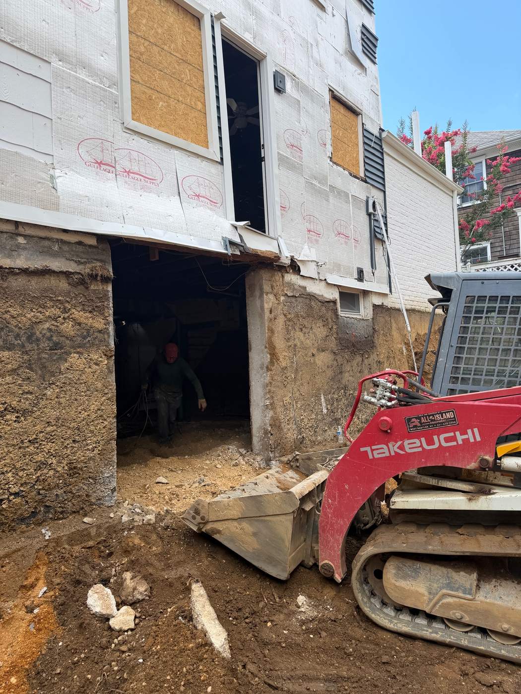 Digging under the house