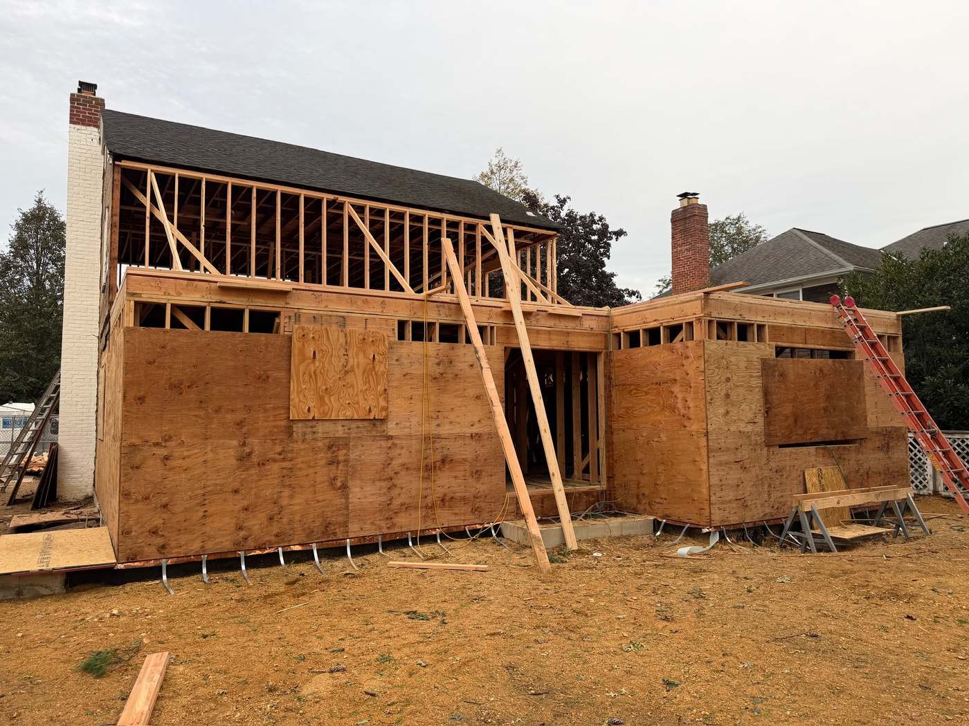 First floor walls