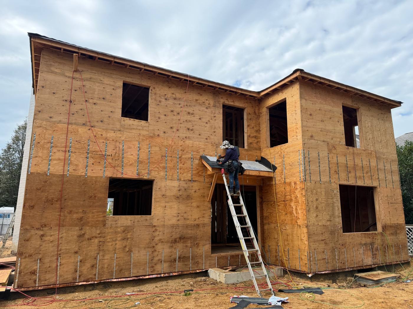 Sheathing complete