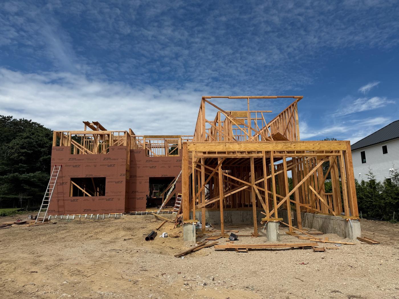 Second floor framing