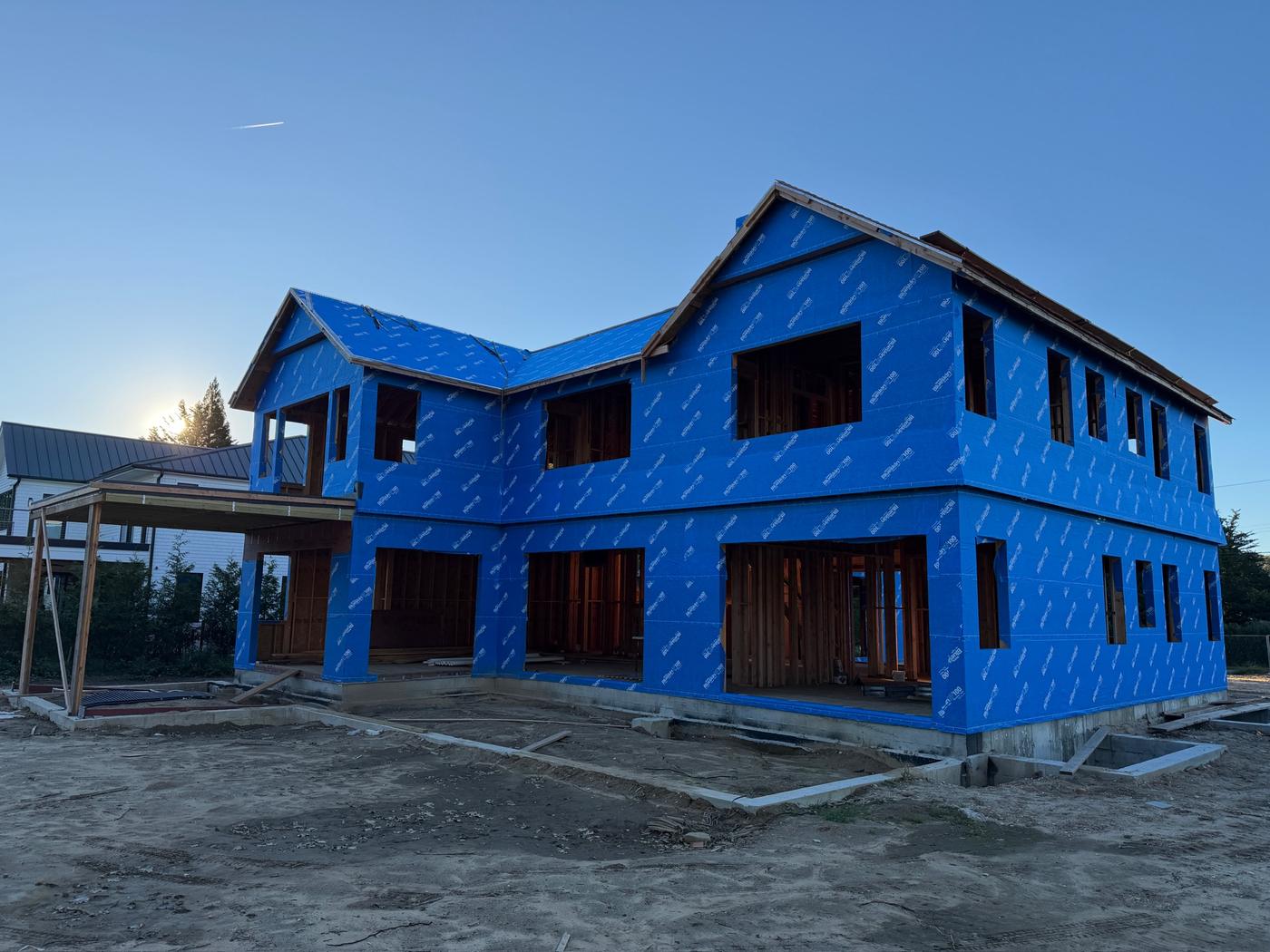 Blueskin wrap