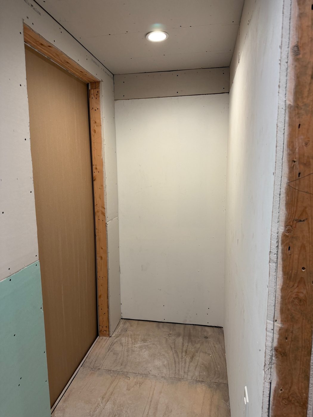 New door hung