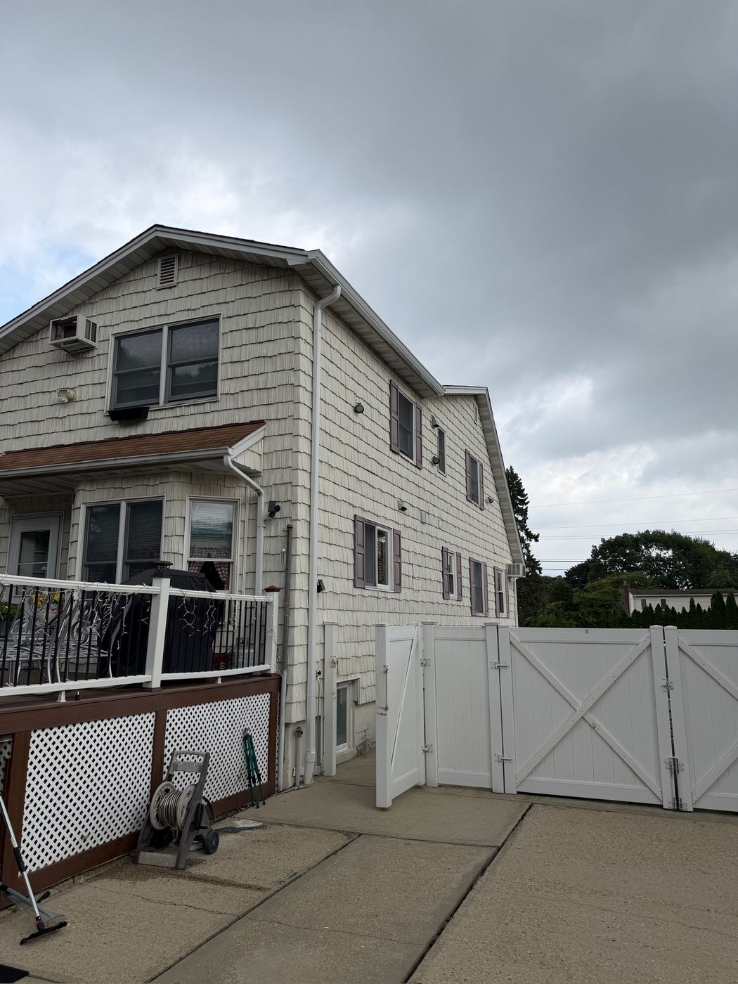 Exterior before