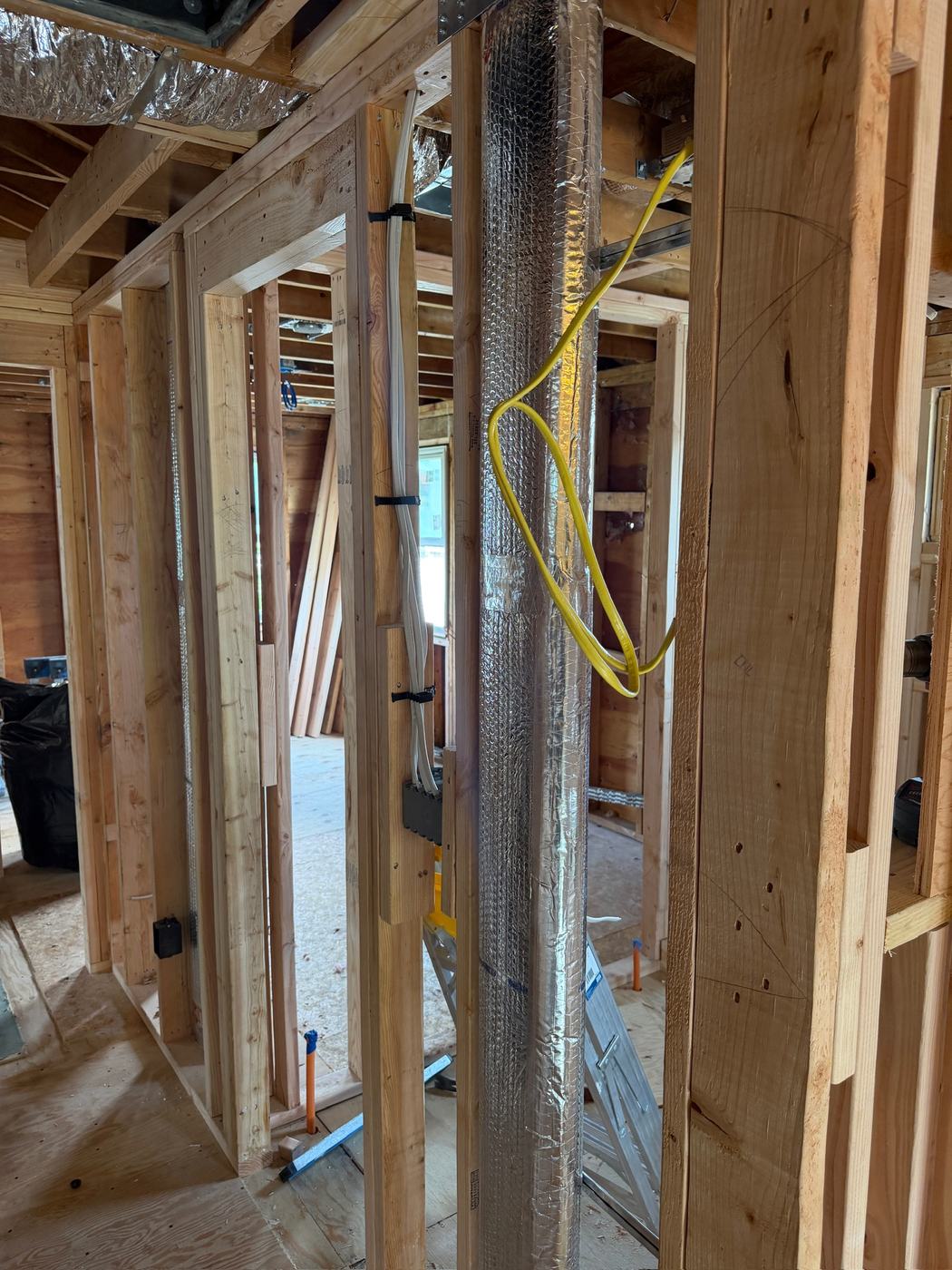 Wiring and ductwork