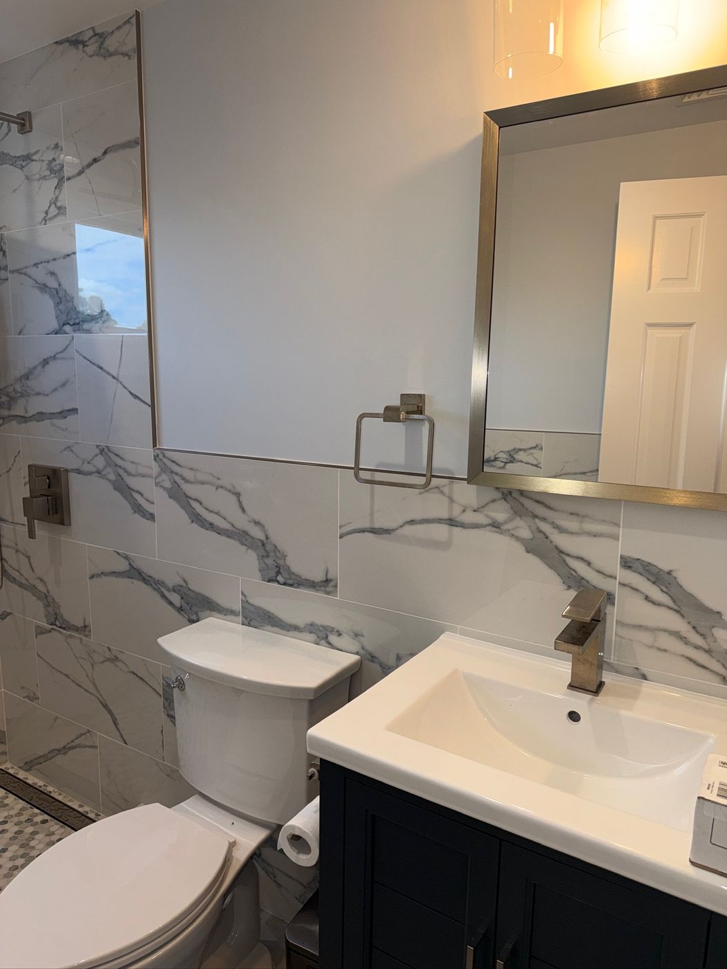 Finished bath